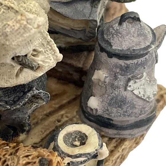 Boyds Bears Resin The Hardest Thing NThe World To Do Is Income Taxes 22622 Read - Picture 8 of 9